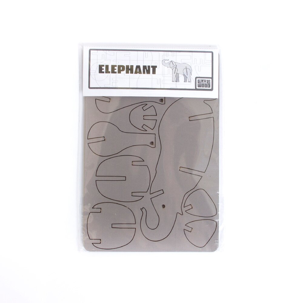 Grey, Models & Kits, Gifts, Little & Wood, Model, Elephant, Small, 760530